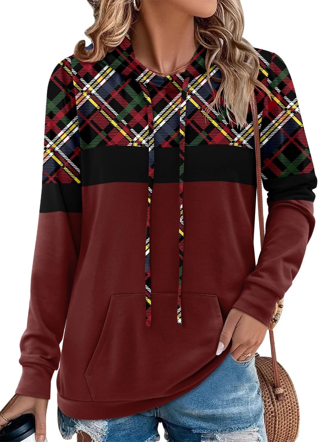 Hoodies for Women Camo Leopard Print Tops Pullover Hooded Sweatshirt Drawstring with Pocket - Simply Just Deals LLCHoodies for Women Camo Leopard Print Tops Pullover Hooded Sweatshirt Drawstring with Pocket3012a62d-efc0-4edc-aa65-98c1677977f56 - Charm RedSmallHoodies for Women Camo Leopard Print Tops Pullover Hooded Sweatshirt Drawstring with Pocket