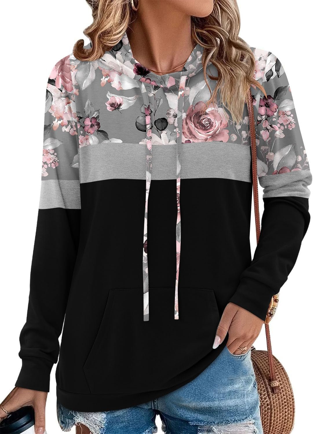 Hoodies for Women Camo Leopard Print Tops Pullover Hooded Sweatshirt Drawstring with Pocket - Simply Just Deals LLCHoodies for Women Camo Leopard Print Tops Pullover Hooded Sweatshirt Drawstring with Pocketd496ec90-811c-4ada-959e-5772262ba2183 - Peony BlackLargeHoodies for Women Camo Leopard Print Tops Pullover Hooded Sweatshirt Drawstring with Pocket