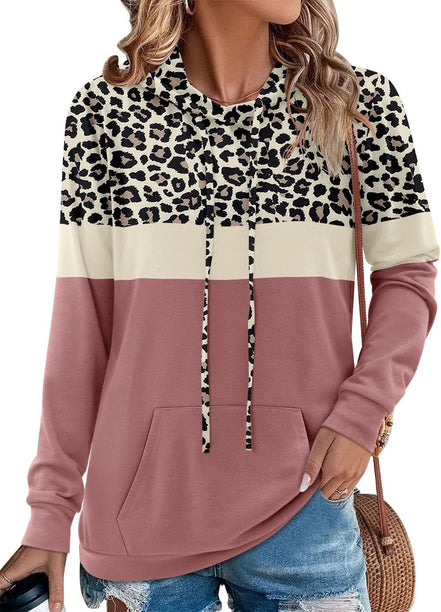 Hoodies for Women Camo Leopard Print Tops Pullover Hooded Sweatshirt Drawstring with Pocket - Simply Just Deals LLCHoodies for Women Camo Leopard Print Tops Pullover Hooded Sweatshirt Drawstring with Pocket8d4922fd-6633-4a2a-ba4e-7cc586a175480 - Leopard PinkX - LargeHoodies for Women Camo Leopard Print Tops Pullover Hooded Sweatshirt Drawstring with Pocket