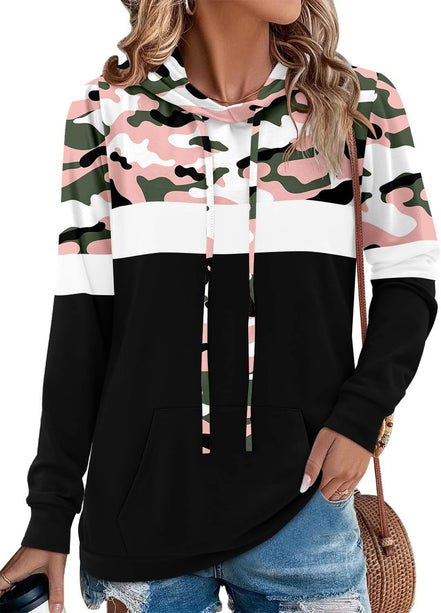 Hoodies for Women Camo Leopard Print Tops Pullover Hooded Sweatshirt Drawstring with Pocket - Simply Just Deals LLCHoodies for Women Camo Leopard Print Tops Pullover Hooded Sweatshirt Drawstring with Pocketdf4793a9-51b0-4bcb-945b-c110de061ccd4 - Camo PinkX - LargeHoodies for Women Camo Leopard Print Tops Pullover Hooded Sweatshirt Drawstring with Pocket