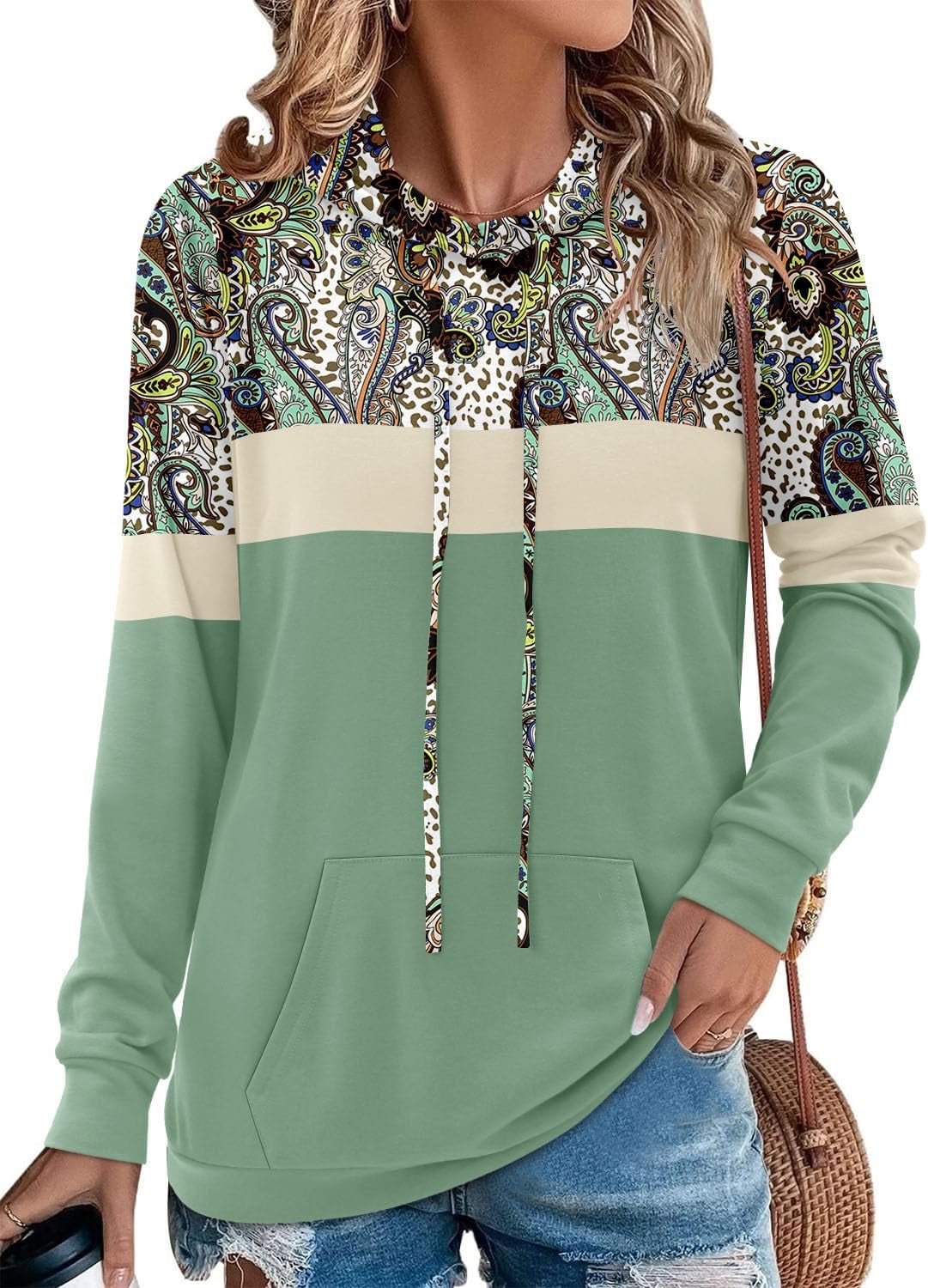 Hoodies for Women Camo Leopard Print Tops Pullover Hooded Sweatshirt Drawstring with Pocket - Simply Just Deals LLCHoodies for Women Camo Leopard Print Tops Pullover Hooded Sweatshirt Drawstring with Pocketab7e64bc-84be-44f5-91e7-4757136861ae6 - Greyish GreenSmallHoodies for Women Camo Leopard Print Tops Pullover Hooded Sweatshirt Drawstring with Pocket