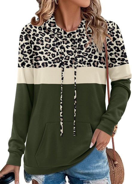 Hoodies for Women Camo Leopard Print Tops Pullover Hooded Sweatshirt Drawstring with Pocket - Simply Just Deals LLCHoodies for Women Camo Leopard Print Tops Pullover Hooded Sweatshirt Drawstring with Pocketa02e0e13-6e2d-4978-be2a-a47680f5d6c80 - Leopard GreenX - LargeHoodies for Women Camo Leopard Print Tops Pullover Hooded Sweatshirt Drawstring with Pocket