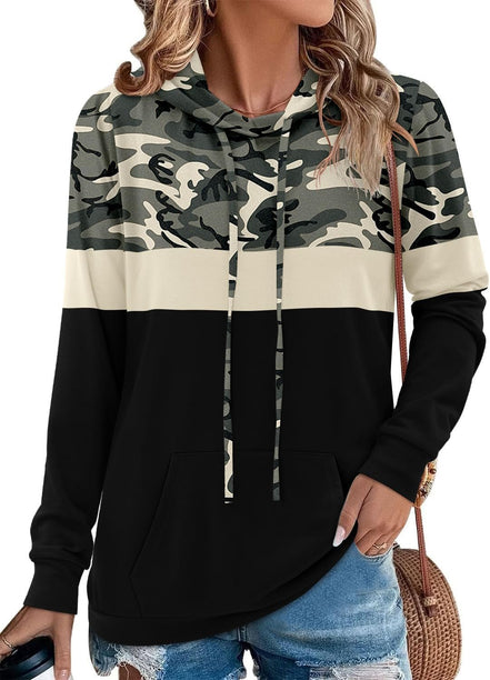 Hoodies for Women Camo Leopard Print Tops Pullover Hooded Sweatshirt Drawstring with Pocket - Simply Just Deals LLCHoodies for Women Camo Leopard Print Tops Pullover Hooded Sweatshirt Drawstring with Pocket6a716515-ceed-436c-938e-8efe41187def4 - Camo BlackMediumHoodies for Women Camo Leopard Print Tops Pullover Hooded Sweatshirt Drawstring with Pocket