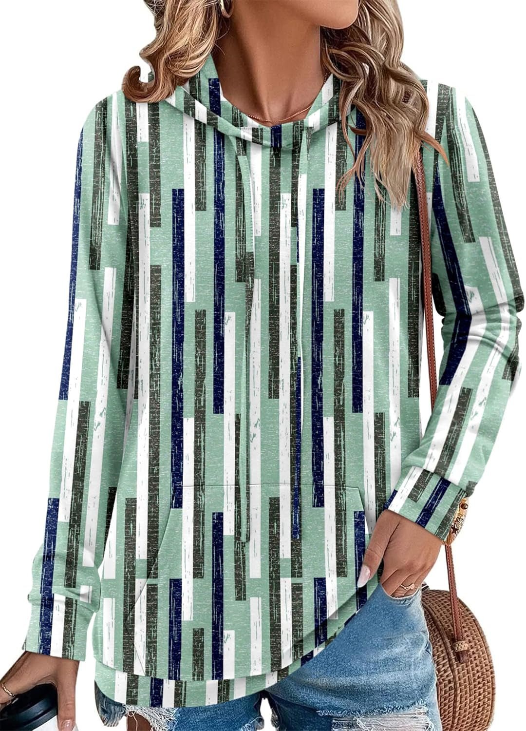 Hoodies for Women Camo Leopard Print Tops Pullover Hooded Sweatshirt Drawstring with Pocket - Simply Just Deals LLCHoodies for Women Camo Leopard Print Tops Pullover Hooded Sweatshirt Drawstring with Pocket5d1af3ad-e7be-4a5f-b8a3-bdaedf020720C - Vertical Stripes3X - LargeHoodies for Women Camo Leopard Print Tops Pullover Hooded Sweatshirt Drawstring with Pocket