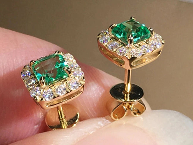 Huitan Eternity Green CZ Stud Earrings for Women Gold Color Luxury Bride Wedding Earrings Elegant Ear Accessories Party Jewelry - Simply Just Deals LLCHuitan Eternity Green CZ Stud Earrings for Women Gold Color Luxury Bride Wedding Earrings Elegant Ear Accessories Party Jewelry200001034:361180E2136E2136Huitan Eternity Green CZ Stud Earrings for Women Gold Color Luxury Bride Wedding Earrings Elegant Ear Accessories Party Jewelry