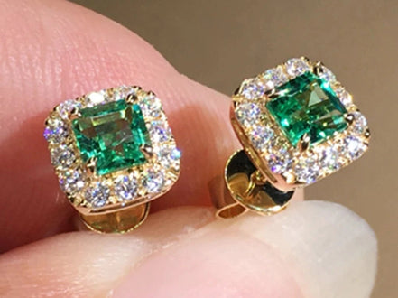 Huitan Eternity Green CZ Stud Earrings for Women Gold Color Luxury Bride Wedding Earrings Elegant Ear Accessories Party Jewelry - Simply Just Deals LLCHuitan Eternity Green CZ Stud Earrings for Women Gold Color Luxury Bride Wedding Earrings Elegant Ear Accessories Party Jewelry200001034:361180E2136E2136Huitan Eternity Green CZ Stud Earrings for Women Gold Color Luxury Bride Wedding Earrings Elegant Ear Accessories Party Jewelry
