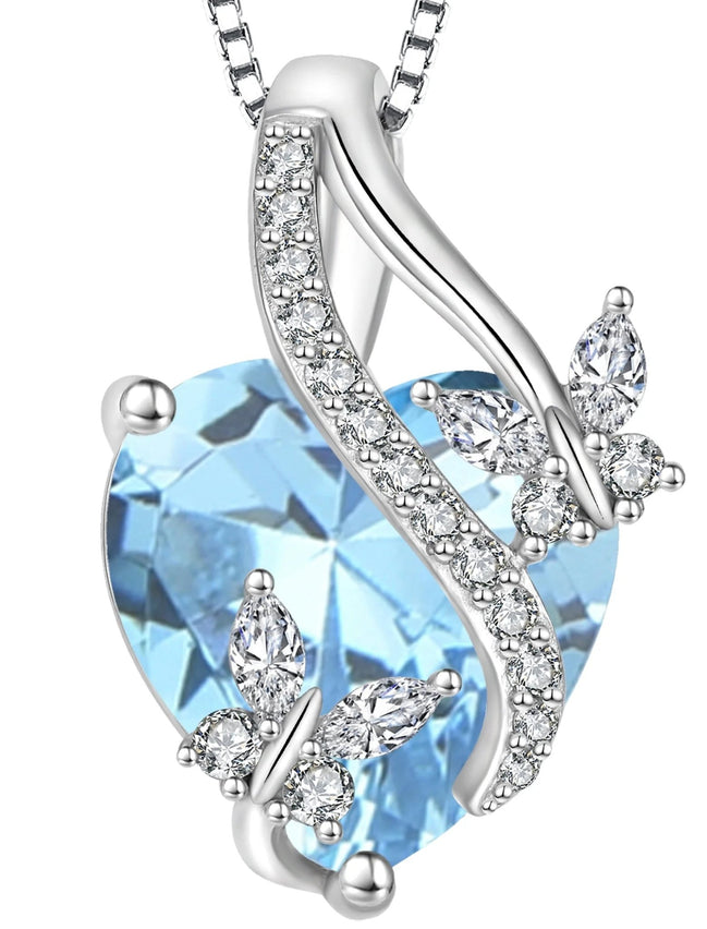 Infinite Heart Pendant Sterling Silver Butterfly Necklace for Women Jewelry Gift with Birthstone March Created Aquamarine - Simply Just Deals LLCInfinite Heart Pendant Sterling Silver Butterfly Necklace for Women Jewelry Gift with Birthstone March Created Aquamarinee6db6a0e-2882-4726-b8fc-0f4b4726e26e03 - Aquamarine - MarInfinite Heart Pendant Sterling Silver Butterfly Necklace for Women Jewelry Gift with Birthstone March Created Aquamarine
