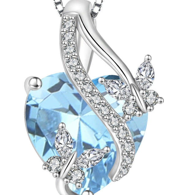 Infinite Heart Pendant Sterling Silver Butterfly Necklace for Women Jewelry Gift with Birthstone March Created Aquamarine - Simply Just Deals LLCInfinite Heart Pendant Sterling Silver Butterfly Necklace for Women Jewelry Gift with Birthstone March Created Aquamarinee6db6a0e-2882-4726-b8fc-0f4b4726e26e03 - Aquamarine - MarInfinite Heart Pendant Sterling Silver Butterfly Necklace for Women Jewelry Gift with Birthstone March Created Aquamarine