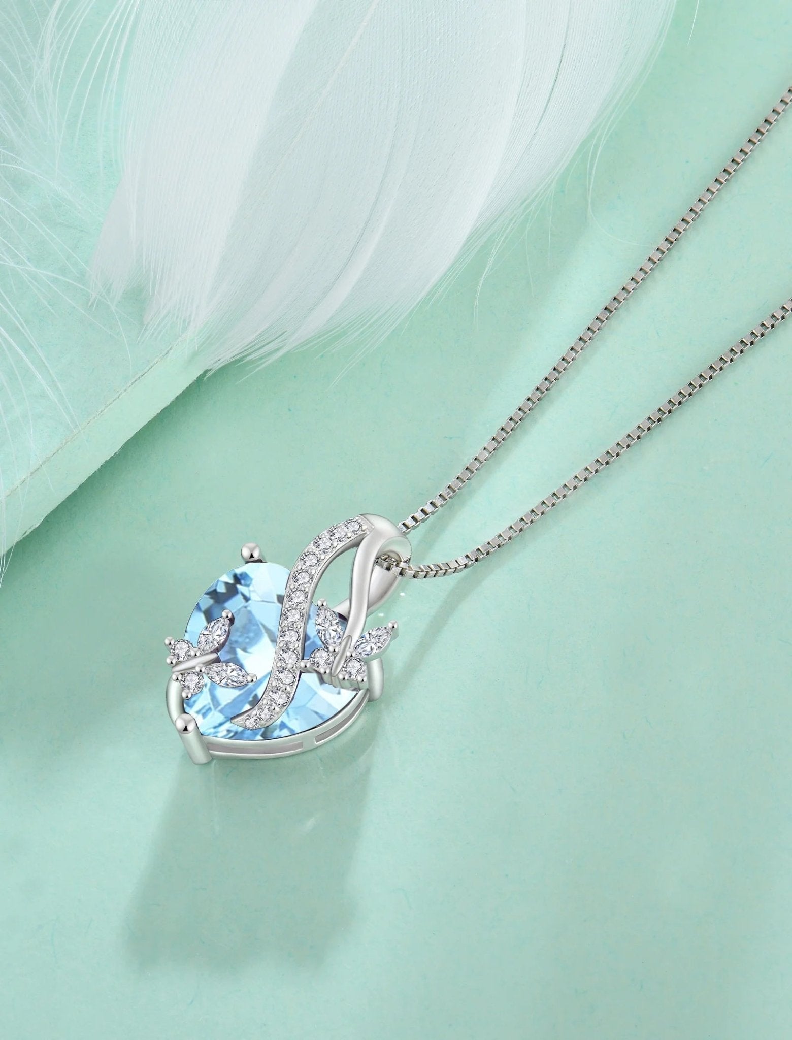 Infinite Heart Pendant Sterling Silver Butterfly Necklace for Women Jewelry Gift with Birthstone March Created Aquamarine - Simply Just Deals LLCInfinite Heart Pendant Sterling Silver Butterfly Necklace for Women Jewelry Gift with Birthstone March Created Aquamarinee6db6a0e-2882-4726-b8fc-0f4b4726e26e03 - Aquamarine - MarInfinite Heart Pendant Sterling Silver Butterfly Necklace for Women Jewelry Gift with Birthstone March Created Aquamarine
