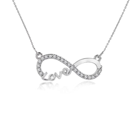Infinity Love Pendant Necklace - Meaningful Jewelry for Her - Anniversary Gift in 18K White Gold Plated - Simply Just Deals LLCInfinity Love Pendant Necklace - Meaningful Jewelry for Her - Anniversary Gift in 18K White Gold Plated860b9a1c-cc27-4621-b469-e0883a556c39WhiteInfinity Love Pendant Necklace - Meaningful Jewelry for Her - Anniversary Gift in 18K White Gold Plated
