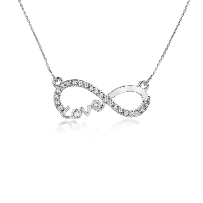 Infinity Love Pendant Necklace - Meaningful Jewelry for Her - Anniversary Gift in 18K White Gold Plated - Simply Just Deals LLCInfinity Love Pendant Necklace - Meaningful Jewelry for Her - Anniversary Gift in 18K White Gold Plated860b9a1c-cc27-4621-b469-e0883a556c39WhiteInfinity Love Pendant Necklace - Meaningful Jewelry for Her - Anniversary Gift in 18K White Gold Plated