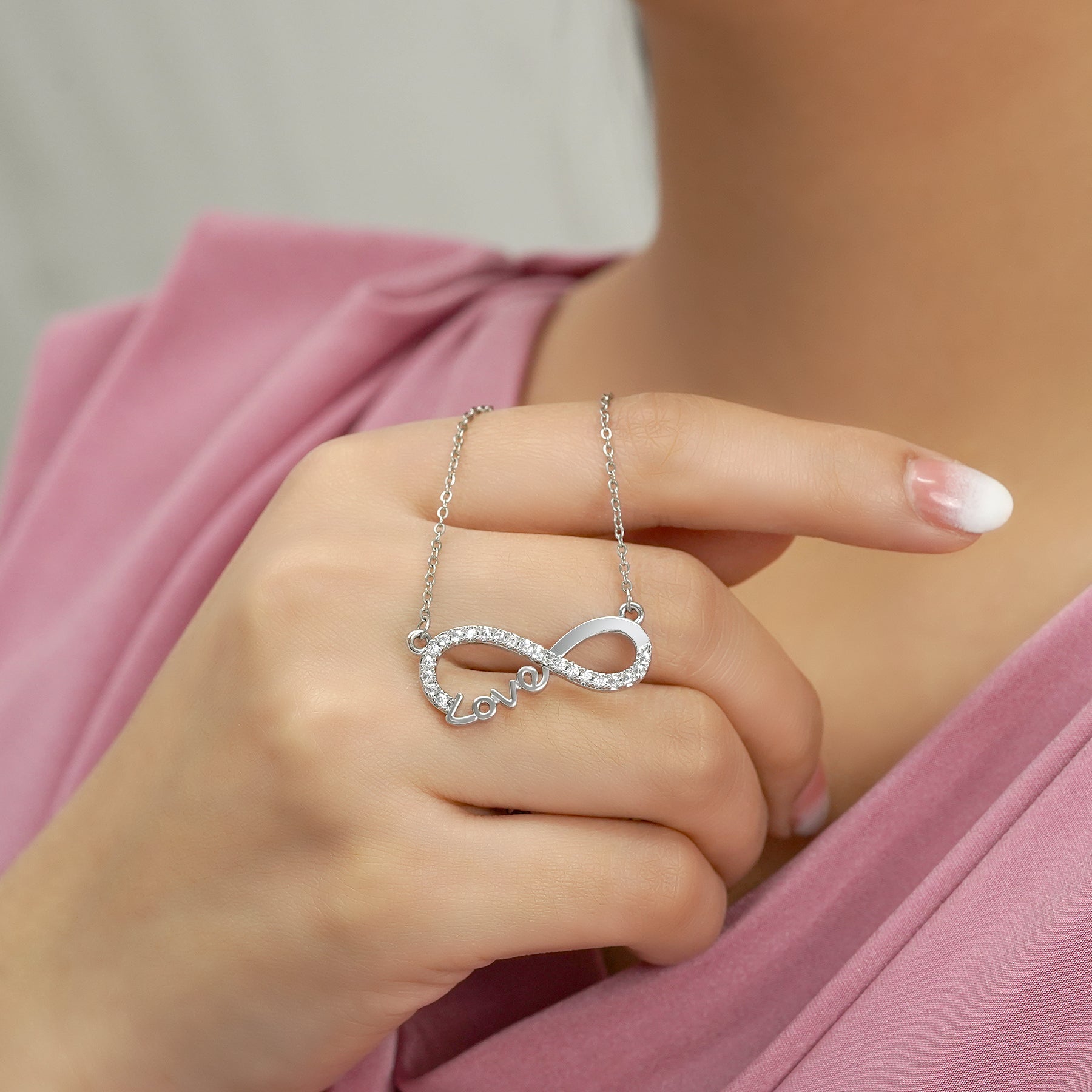 Infinity Love Pendant Necklace - Meaningful Jewelry for Her - Anniversary Gift in 18K White Gold Plated - Simply Just Deals LLCInfinity Love Pendant Necklace - Meaningful Jewelry for Her - Anniversary Gift in 18K White Gold Plated860b9a1c-cc27-4621-b469-e0883a556c39WhiteInfinity Love Pendant Necklace - Meaningful Jewelry for Her - Anniversary Gift in 18K White Gold Plated