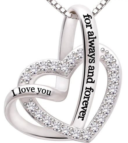 Jewelry Sterling Silver "I Love You for Always and Forever" Love Heart Cubic Zirconia Necklace - Simply Just Deals LLCJewelry Sterling Silver "I Love You for Always and Forever" Love Heart Cubic Zirconia Necklace3b737195-d856-49fb-84f9-a8f5c666537fJewelry Sterling Silver "I Love You for Always and Forever" Love Heart Cubic Zirconia Necklace