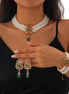 KunJoe Luxury Multilayer Imitation Pearl Necklace Bracelet Earring Women Water Drop Green Rhinestone Choker Wedding Jewelry Set - Simply Just Deals LLCKunJoe Luxury Multilayer Imitation Pearl Necklace Bracelet Earring Women Water Drop Green Rhinestone Choker Wedding Jewelry Set200001033:2000037570505KunJoe Luxury Multilayer Imitation Pearl Necklace Bracelet Earring Women Water Drop Green Rhinestone Choker Wedding Jewelry Set