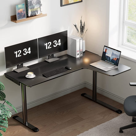 L Shaped Gaming Desk, 60 Inch L60 Home Office Corner PC Computer Gamer Table Large Writing Workstation Gifts W Mouse Pad Cable Management, Space Saving, Easy to Assemble, Right Black - Simply Just Deals LLCL Shaped Gaming Desk, 60 Inch L60 Home Office Corner PC Computer Gamer Table Large Writing Workstation Gifts W Mouse Pad Cable Management, Space Saving, Easy to Assemble, Right Black823ab7ae-a81f-4a3c-b9cf-124bb44479c4BlackRight SideL Shaped Gaming Desk, 60 Inch L60 Home Office Corner PC Compu