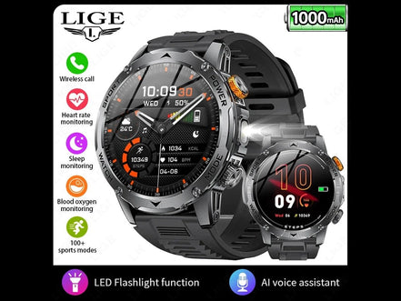 LIGE 2025 New For HUAWEI Xiaomi 1000mah AMOLED Smart Watch Men Sports Fitness LED Flashlight 3ATM Waterproof BT Call Smartwatch - Simply Just Deals LLCLIGE 2025 New For HUAWEI Xiaomi 1000mah AMOLED Smart Watch Men Sports Fitness LED Flashlight 3ATM Waterproof BT Call Smartwatch14:29BlackBlackLIGE 2025 New For HUAWEI Xiaomi 1000mah AMOLED Smart Watch Men Sports Fitness LED Flashlight 3ATM Waterproof BT Call Smartwatch