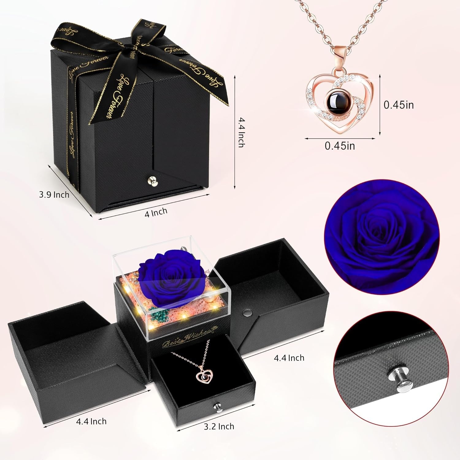 Light up Preserved Blue Rose Flower with Necklace,Birthday Gifts for Women,Christmas Rose Gifts for Her Mom Wife Grandma,Real Flower Mom Present for Women Christmas,Anniversary,Valentines - Simply Just Deals LLCLight up Preserved Blue Rose Flower with Necklace,Birthday Gifts for Women,Christmas Rose Gifts for Her Mom Wife Grandma,Real Flower Mom Present for Women Christmas,Anniversary,Valentines92893fdc-5f49-4da5-a2f5-7fd824faa20aBlue With Necklace And LightLight up Preserved Blue Rose Flower wi