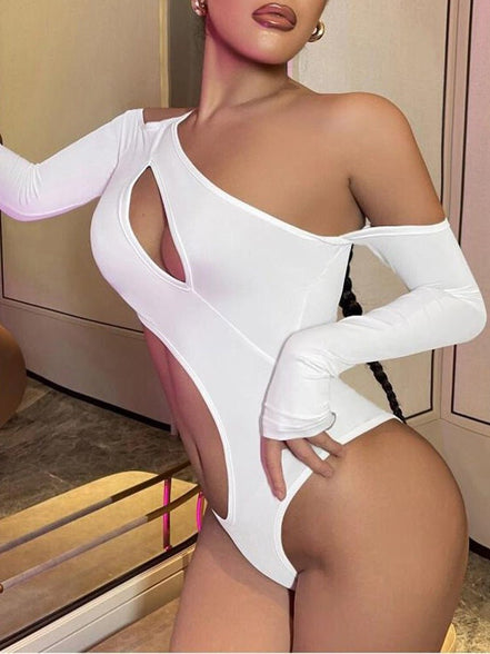 Long Sleeve Crop Top Sexy Spicy Girl Solid Color Slim Off - Shoulder Women's Jumpsuit Fitted Top Thin - Simply Just Deals LLCLong Sleeve Crop Top Sexy Spicy Girl Solid Color Slim Off - Shoulder Women's Jumpsuit Fitted Top ThinCE703EB8B7FC4A5DAB46208377C66610SBlackLong Sleeve Crop Top Sexy Spicy Girl Solid Color Slim Off - Shoulder Women's Jumpsuit Fitted Top Thin