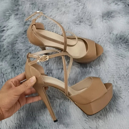 LOSLANDIFEN Women Sandals 14CM Platform Pole Dance Shoes Stripper High Heels Sexy Ankle Strap Sandal Open Toe Party Dress Shoes - Simply Just Deals LLCLOSLANDIFEN Women Sandals 14CM Platform Pole Dance Shoes Stripper High Heels Sexy Ankle Strap Sandal Open Toe Party Dress Shoes14:200006154Dark nude;200000124:20000029041Dark nude41LOSLANDIFEN Women Sandals 14CM Platform Pole Dance Shoes Stripper High Heels Sexy Ankle Strap Sandal Open Toe Party Dress Shoes