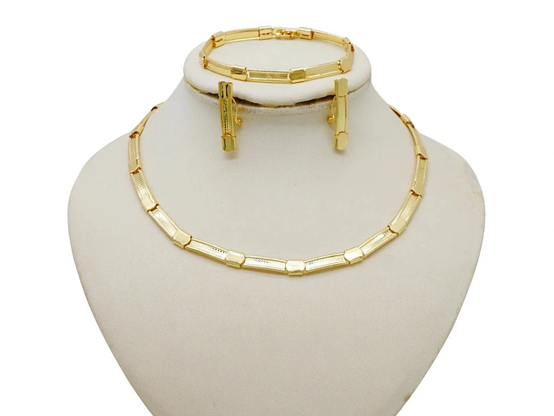 Luxury Choice Gold Color Women Jewelry Sets Necklace Earrings Bracelet Rings Sets Elegant Set Ethiopia Dubai Wedding Party Gifts - Simply Just Deals LLCLuxury Choice Gold Color Women Jewelry Sets Necklace Earrings Bracelet Rings Sets Elegant Set Ethiopia Dubai Wedding Party Gifts200001033:361180CJ - 1065 - K1CJ - 1065 - K1Luxury Choice Gold Color Women Jewelry Sets Necklace Earrings Bracelet Rings Sets Elegant Set Ethiopia Dubai Wedding Party Gifts