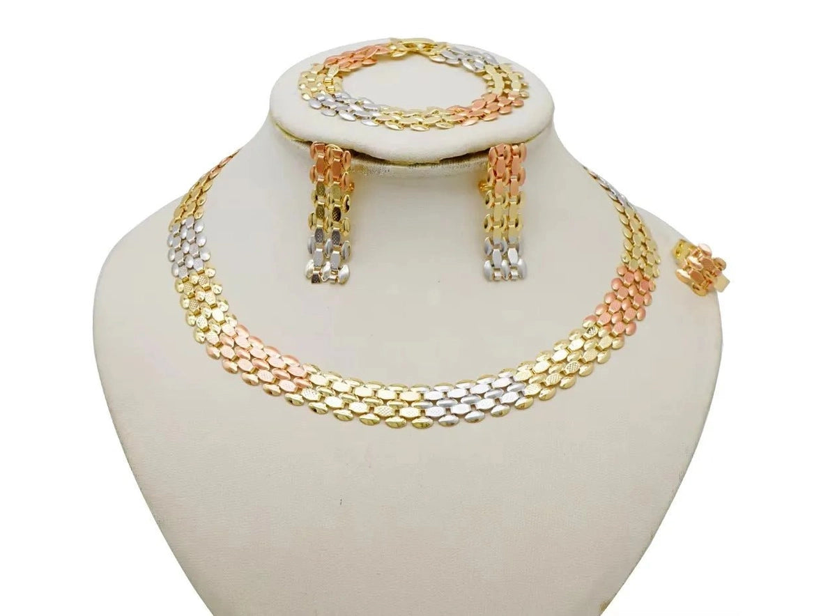 Luxury Choice Gold Color Women Jewelry Sets Necklace Earrings Bracelet Rings Sets Elegant Set Ethiopia Dubai Wedding Party Gifts - Simply Just Deals LLCLuxury Choice Gold Color Women Jewelry Sets Necklace Earrings Bracelet Rings Sets Elegant Set Ethiopia Dubai Wedding Party Gifts200001033:361187CJ - 1063 - K1CJ - 1063 - K1Luxury Choice Gold Color Women Jewelry Sets Necklace Earrings Bracelet Rings Sets Elegant Set Ethiopia Dubai Wedding Party Gifts