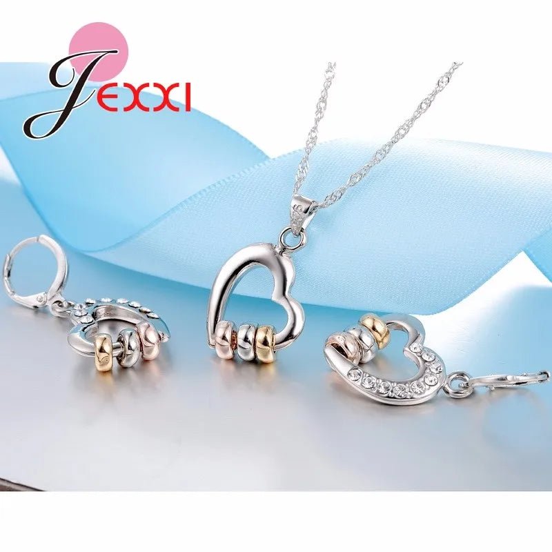 Luxury Necklace Earrings Jewelry Sets Clear CZ Crystal Rhinestone Heart Shape Womens Jewelry Sets Wholesale - Simply Just Deals LLCLuxury Necklace Earrings Jewelry Sets Clear CZ Crystal Rhinestone Heart Shape Womens Jewelry Sets Wholesale<none>Luxury Necklace Earrings Jewelry Sets Clear CZ Crystal Rhinestone Heart Shape Womens Jewelry Sets Wholesale