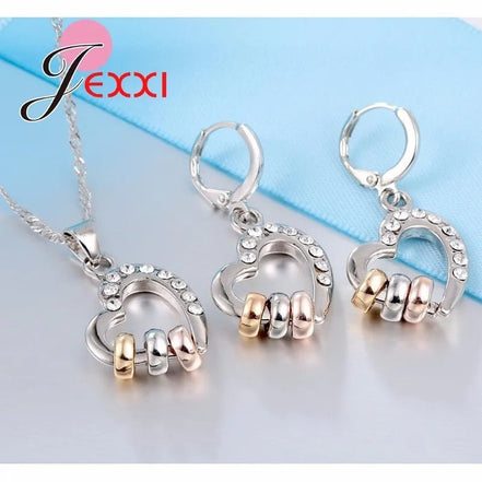 Luxury Necklace Earrings Jewelry Sets Clear CZ Crystal Rhinestone Heart Shape Womens Jewelry Sets Wholesale - Simply Just Deals LLCLuxury Necklace Earrings Jewelry Sets Clear CZ Crystal Rhinestone Heart Shape Womens Jewelry Sets Wholesale<none>Luxury Necklace Earrings Jewelry Sets Clear CZ Crystal Rhinestone Heart Shape Womens Jewelry Sets Wholesale