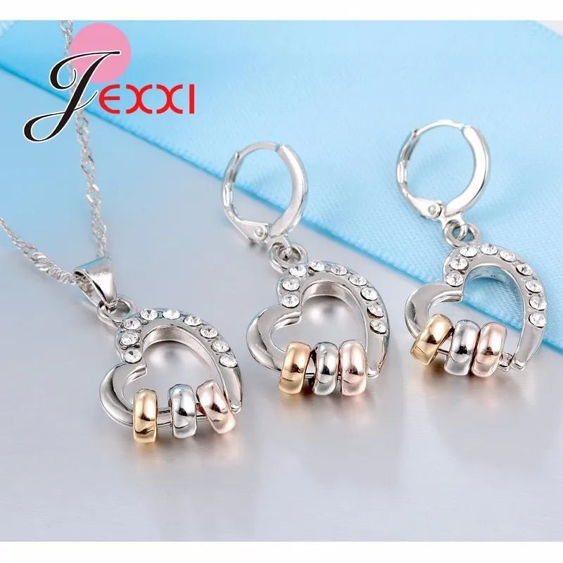 Luxury Necklace Earrings Jewelry Sets Clear CZ Crystal Rhinestone Heart Shape Womens Jewelry Sets Wholesale - Simply Just Deals LLCLuxury Necklace Earrings Jewelry Sets Clear CZ Crystal Rhinestone Heart Shape Womens Jewelry Sets Wholesale<none>Luxury Necklace Earrings Jewelry Sets Clear CZ Crystal Rhinestone Heart Shape Womens Jewelry Sets Wholesale