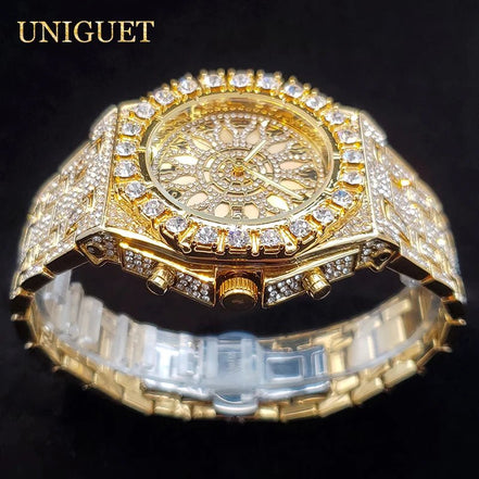 Luxury Watch For Men Full Iced Diamond Quartz Watches For Man Bright Zircon Hip Hop Hand Clock Luminous Waterproof reloj hombre - Simply Just Deals LLCLuxury Watch For Men Full Iced Diamond Quartz Watches For Man Bright Zircon Hip Hop Hand Clock Luminous Waterproof reloj hombre14:350853SilverSilverLuxury Watch For Men Full Iced Diamond Quartz Watches For Man Bright Zircon Hip Hop Hand Clock Luminous Waterproof reloj hombre