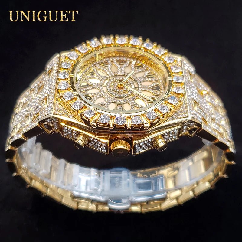 Luxury Watch For Men Full Iced Diamond Quartz Watches For Man Bright Zircon Hip Hop Hand Clock Luminous Waterproof reloj hombre - Simply Just Deals LLCLuxury Watch For Men Full Iced Diamond Quartz Watches For Man Bright Zircon Hip Hop Hand Clock Luminous Waterproof reloj hombre14:350853SilverSilverLuxury Watch For Men Full Iced Diamond Quartz Watches For Man Bright Zircon Hip Hop Hand Clock Luminous Waterproof reloj hombre