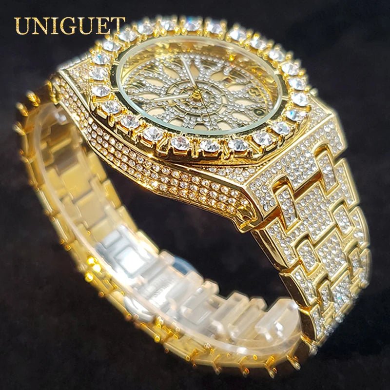 Luxury Watch For Men Full Iced Diamond Quartz Watches For Man Bright Zircon Hip Hop Hand Clock Luminous Waterproof reloj hombre - Simply Just Deals LLCLuxury Watch For Men Full Iced Diamond Quartz Watches For Man Bright Zircon Hip Hop Hand Clock Luminous Waterproof reloj hombre14:350853SilverSilverLuxury Watch For Men Full Iced Diamond Quartz Watches For Man Bright Zircon Hip Hop Hand Clock Luminous Waterproof reloj hombre