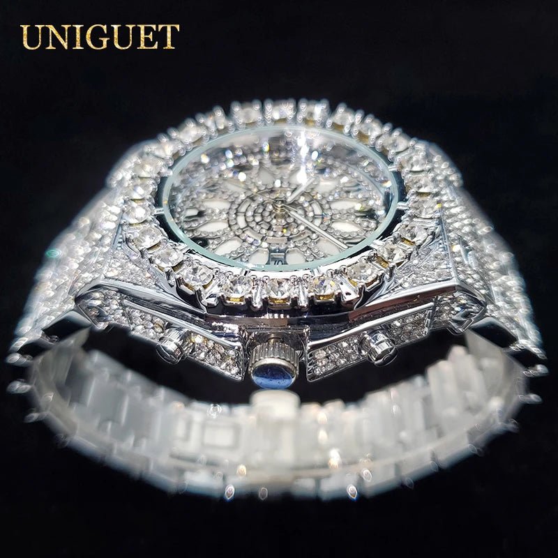 Luxury Watch For Men Full Iced Diamond Quartz Watches For Man Bright Zircon Hip Hop Hand Clock Luminous Waterproof reloj hombre - Simply Just Deals LLCLuxury Watch For Men Full Iced Diamond Quartz Watches For Man Bright Zircon Hip Hop Hand Clock Luminous Waterproof reloj hombre14:350853SilverSilverLuxury Watch For Men Full Iced Diamond Quartz Watches For Man Bright Zircon Hip Hop Hand Clock Luminous Waterproof reloj hombre