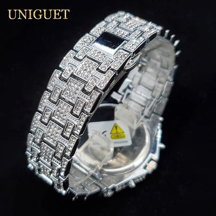 Luxury Watch For Men Full Iced Diamond Quartz Watches For Man Bright Zircon Hip Hop Hand Clock Luminous Waterproof reloj hombre - Simply Just Deals LLCLuxury Watch For Men Full Iced Diamond Quartz Watches For Man Bright Zircon Hip Hop Hand Clock Luminous Waterproof reloj hombre14:350853SilverSilverLuxury Watch For Men Full Iced Diamond Quartz Watches For Man Bright Zircon Hip Hop Hand Clock Luminous Waterproof reloj hombre