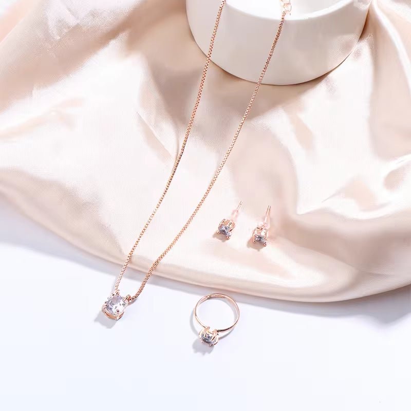 Luxury Women Ring Necklace Earrings Rhinestone Bracelet Female Casual Ladies Jewelry Set - Simply Just Deals LLCLuxury Women Ring Necklace Earrings Rhinestone Bracelet Female Casual Ladies Jewelry Set9d349043-69bb-4cbc-b46f-4f0a013adb59R Without BraceletLuxury Women Ring Necklace Earrings Rhinestone Bracelet Female Casual Ladies Jewelry Set