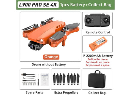 LYZRC L900 PRO GPS Drone 4K Professional HD Dual Camera 5G WIFI Brushless Motor FPV Quadcopter Foldable Aerial Photography Drone - Simply Just Deals LLCLYZRC L900 PRO GPS Drone 4K Professional HD Dual Camera 5G WIFI Brushless Motor FPV Quadcopter Foldable Aerial Photography Drone14175L900PROSEOrangeBagL900PROSE Orange BagLYZRC L900 PRO GPS Drone 4K Professional HD Dual Camera 5G WIFI Brushless Motor FPV Quadcopter Foldable Aerial Photography Drone
