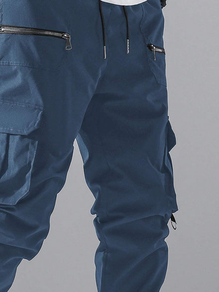 Manfinity Ezcore Loose Fit Men'S Cargo Pants with Flap Pockets, Side Drawstring and Elastic Waist, for Fall - Simply Just Deals LLCManfinity Ezcore Loose Fit Men'S Cargo Pants with Flap Pockets, Side Drawstring and Elastic Waist, for Fallf4a2f383-f4d2-4864-963f-1c7c84e6ba8dNavy BlueL (70.9 - 72.8 Inch)Manfinity Ezcore Loose Fit Men'S Cargo Pants with Flap Pockets, Side Drawstring and Elastic Waist, for Fall