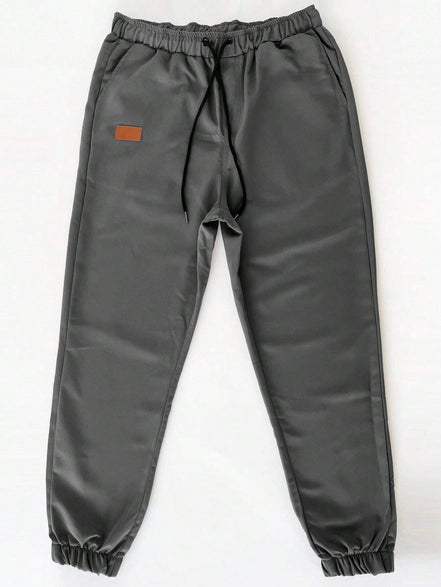 Manfinity Homme Loose - Fit Men'S Carrot Pants with Drawstring Waist - Simply Just Deals LLCManfinity Homme Loose - Fit Men'S Carrot Pants with Drawstring Waist537c63b3-72a2-459e-990d-e55a8ff7684eDark GreyL (70.9 - 72.8 Inch)Manfinity Homme Loose - Fit Men'S Carrot Pants with Drawstring Waist