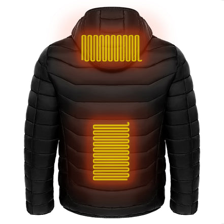 Men Heated Puffer Jacket Electric Heating Coat Insulated Hood Windbreaker 9Heat Zones - Simply Just Deals LLCMen Heated Puffer Jacket Electric Heating Coat Insulated Hood Windbreaker 9Heat ZonesCJYR190592726ZABlack Zone82xlMen Heated Puffer Jacket Electric Heating Coat Insulated Hood Windbreaker 9Heat Zones