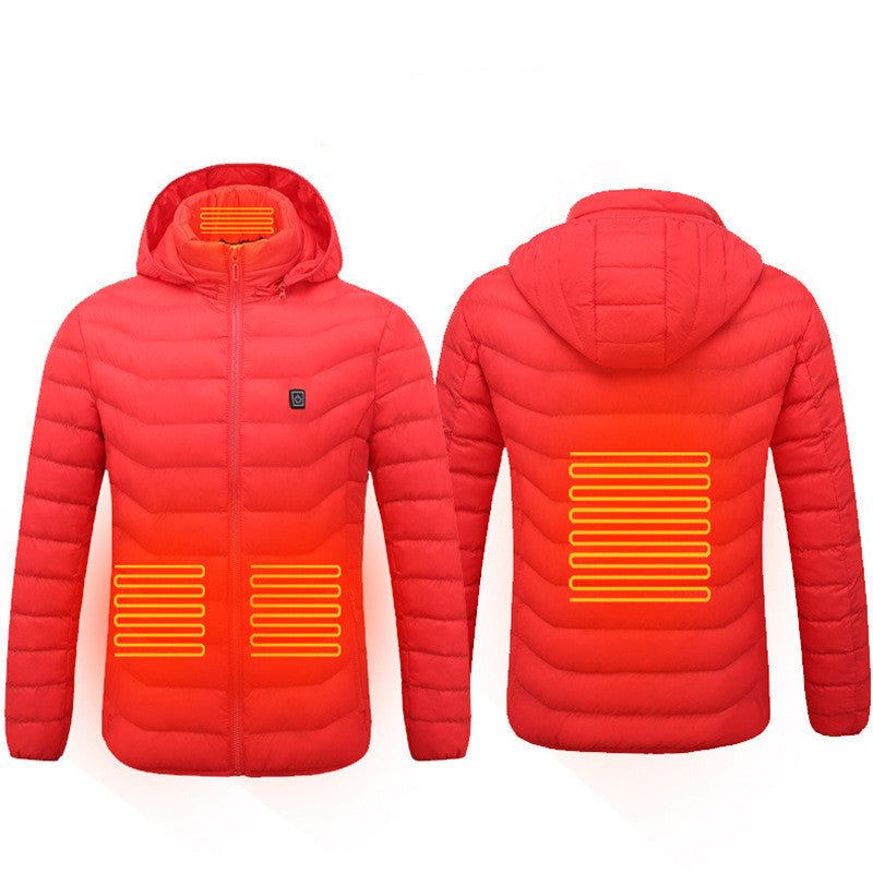 Men Heated Puffer Jacket Electric Heating Coat Insulated Hood Windbreaker 9Heat Zones - Simply Just Deals LLCMen Heated Puffer Jacket Electric Heating Coat Insulated Hood Windbreaker 9Heat ZonesCJYR190592719SHRed2xlMen Heated Puffer Jacket Electric Heating Coat Insulated Hood Windbreaker 9Heat Zones
