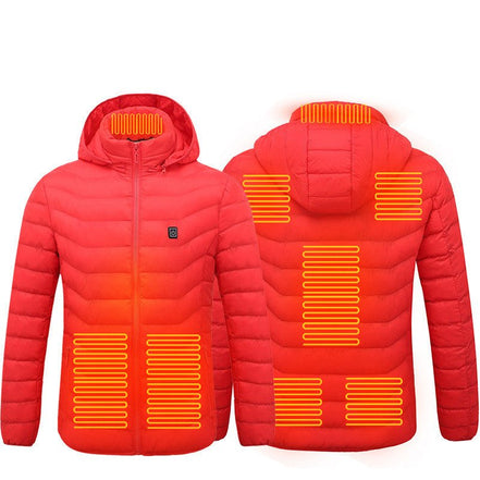 Men Heated Puffer Jacket Electric Heating Coat Insulated Hood Windbreaker 9Heat Zones - Simply Just Deals LLCMen Heated Puffer Jacket Electric Heating Coat Insulated Hood Windbreaker 9Heat ZonesCJYR190592754BYRed Zone82xlMen Heated Puffer Jacket Electric Heating Coat Insulated Hood Windbreaker 9Heat Zones