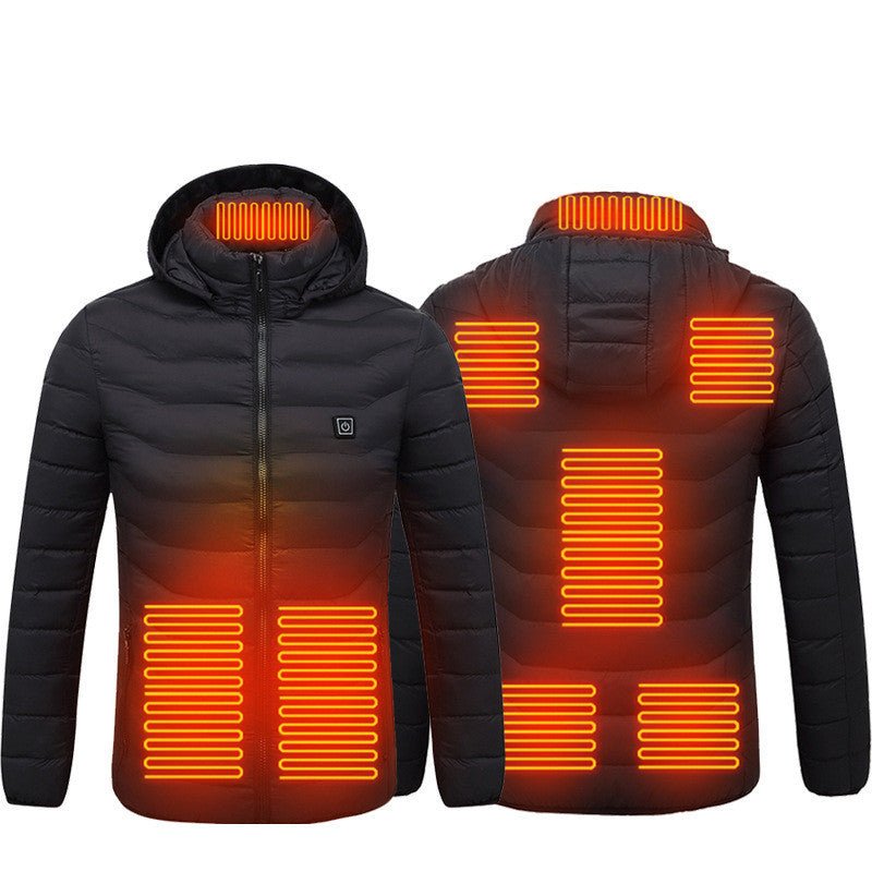 Men Heated Puffer Jacket Electric Heating Coat Insulated Hood Windbreaker 9Heat Zones - Simply Just Deals LLCMen Heated Puffer Jacket Electric Heating Coat Insulated Hood Windbreaker 9Heat ZonesCJYR190592726ZABlack Zone82xlMen Heated Puffer Jacket Electric Heating Coat Insulated Hood Windbreaker 9Heat Zones