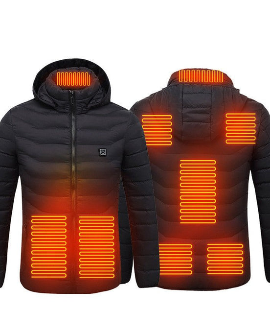 Men Heated Puffer Jacket Electric Heating Coat Insulated Hood Windbreaker 9Heat Zones - Simply Just Deals LLCMen Heated Puffer Jacket Electric Heating Coat Insulated Hood Windbreaker 9Heat ZonesCJYR190592726ZABlack Zone82xlMen Heated Puffer Jacket Electric Heating Coat Insulated Hood Windbreaker 9Heat Zones