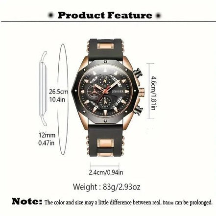 Men Round Stainless Steel Sports Chronograph Watch Electronic Quartz Movement - Simply Just Deals LLCMen Round Stainless Steel Sports Chronograph Watch Electronic Quartz Movement168182139;20250821;1755767587WKFeODefaults - l500