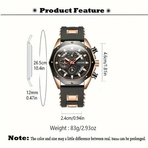 Men Round Stainless Steel Sports Chronograph Watch Electronic Quartz Movement - Simply Just Deals LLCMen Round Stainless Steel Sports Chronograph Watch Electronic Quartz Movement168182139;20250821;1755767587WKFeODefaults - l500