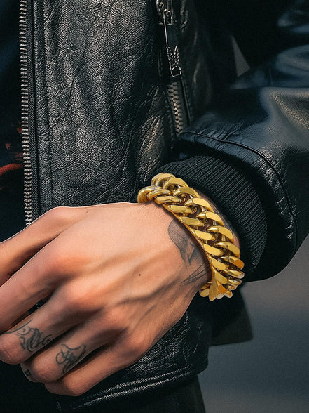 Men Stainless Steel 17Mm Cuban Chain Bracelets Hip Pop Chunky Franco Gold Plated Chain Bracelet 7.5 Inch Chains Jewelry Birthday Teen Graduation Father'S Day Gifts - Simply Just Deals LLCMen Stainless Steel 17Mm Cuban Chain Bracelets Hip Pop Chunky Franco Gold Plated Chain Bracelet 7.5 Inch Chains Jewelry Birthday Teen Graduation Father'S Day Gifts4b8f7699-f8a5-4072-93a7-efe512e215027.5 In17 Mm01. 14K Gold PlatedMen Stainless Steel 17Mm Cuban Chain Bracelets Hip Pop Chunky Franco Gold Plated Cha