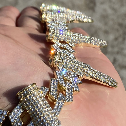 Mens 14K Gold Plated Six Bullet Spike Iced Bullets Pendant CZ Hip Hop Chain 20" - Simply Just Deals LLCMens 14K Gold Plated Six Bullet Spike Iced Bullets Pendant CZ Hip Hop Chain 20"87c234f5-32aa-462c-b974-2dd5d1985750Mens 14K Gold Plated Six Bullet Spike Iced Bullets Pendant CZ Hip Hop Chain 20"