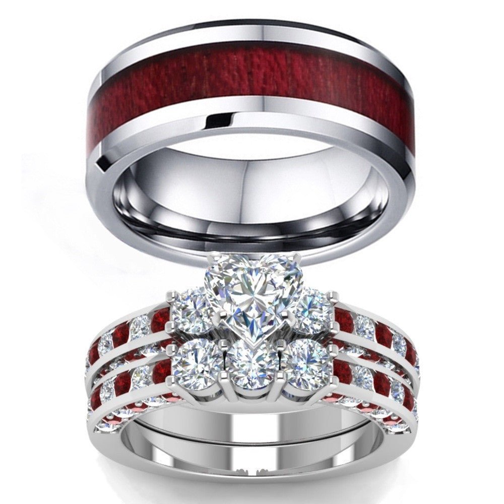 Men's And Women's Couple Rings With Zircon - Simply Just Deals LLCMen's And Women's Couple Rings With Zircon0CJLX115364630DWset1Number10 Number7Men's And Women's Couple Rings With Zircon