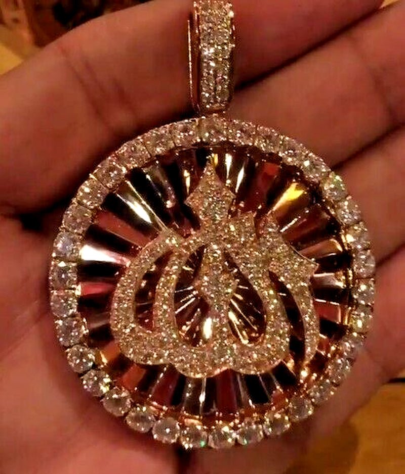 Men'S Bussdown All White Real Moissanite 