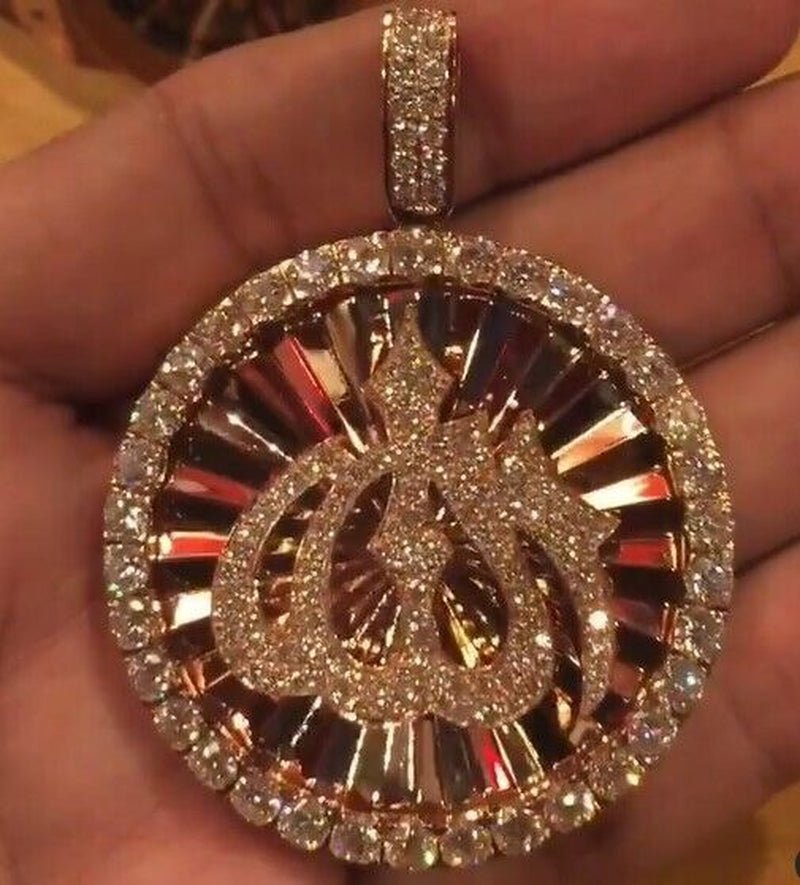 Men'S Bussdown All White Real Moissanite 