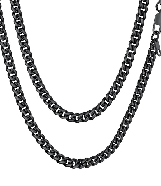 Mens Chain Stainless Steel Necklace Curb Cuban Link Neck Chains Mens Gifts - Simply Just Deals LLCMens Chain Stainless Steel Necklace Curb Cuban Link Neck Chains Mens Giftsf77f1920-fcfb-404e-a100-a10770021df024 In6 MmBlackMens Chain Stainless Steel Necklace Curb Cuban Link Neck Chains Mens Gifts
